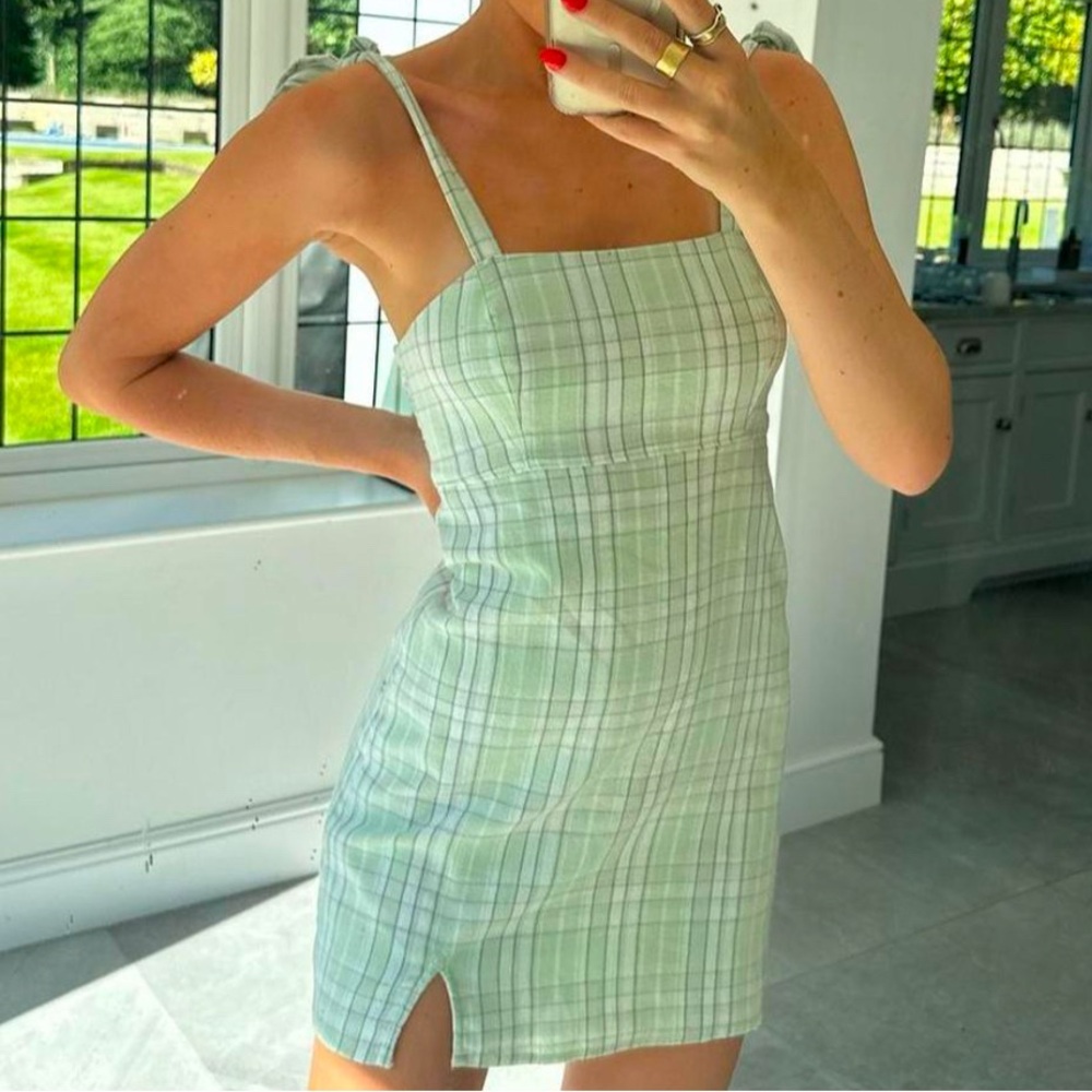 Hollister Tie Shoulder Mini Dress